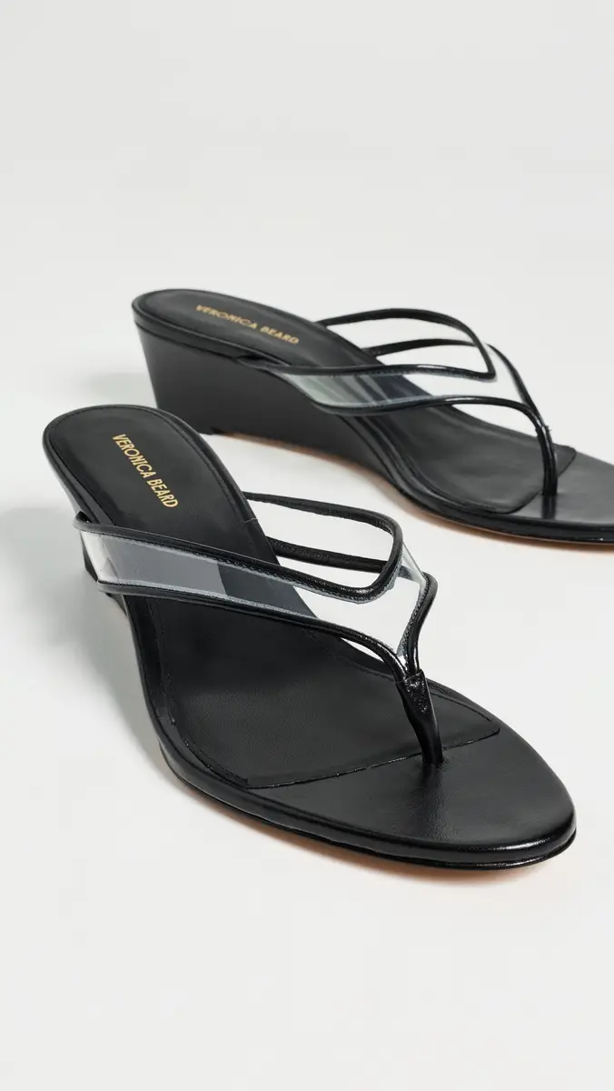 Veronica Beard Clea Jelly Wedge Sandals | Thumbnail 5 Veronica Beard Clea Jelly Wedge Sandals | Thumbnail 5