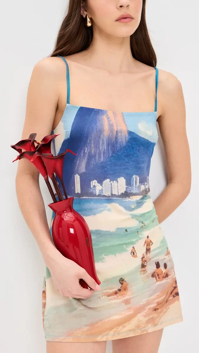 Cult Gaia Florence Clutch Vermilion One Size | Thumbnail 3 Cult Gaia Florence Clutch Vermilion One Size | Thumbnail 3