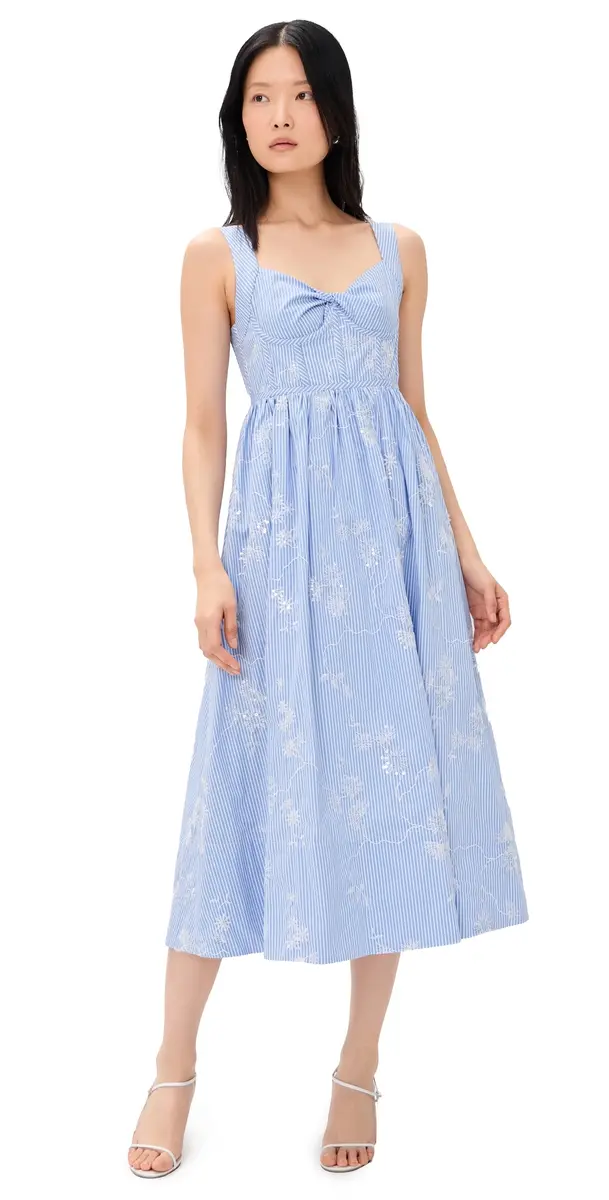 Hunter Bell Gracie Dress Sullivan Stripe | Image 1 Hunter Bell Gracie Dress Sullivan Stripe | Image 1
