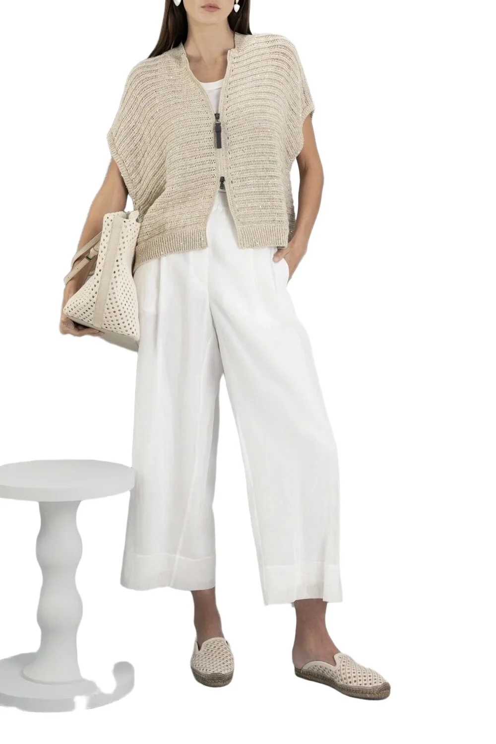 Bronze Zip Front Cardigan Bronze Zip Front Cardigan