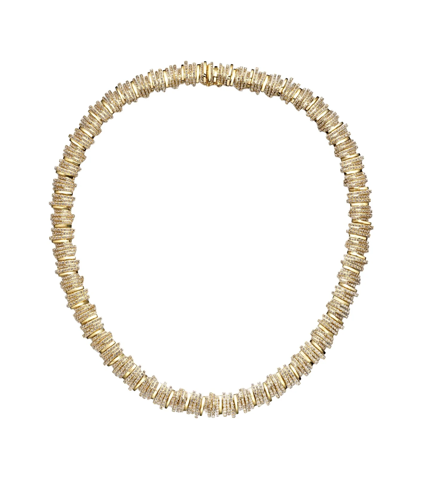 Classic 18kt gold necklace with diamonds Classic 18kt gold necklace with diamonds