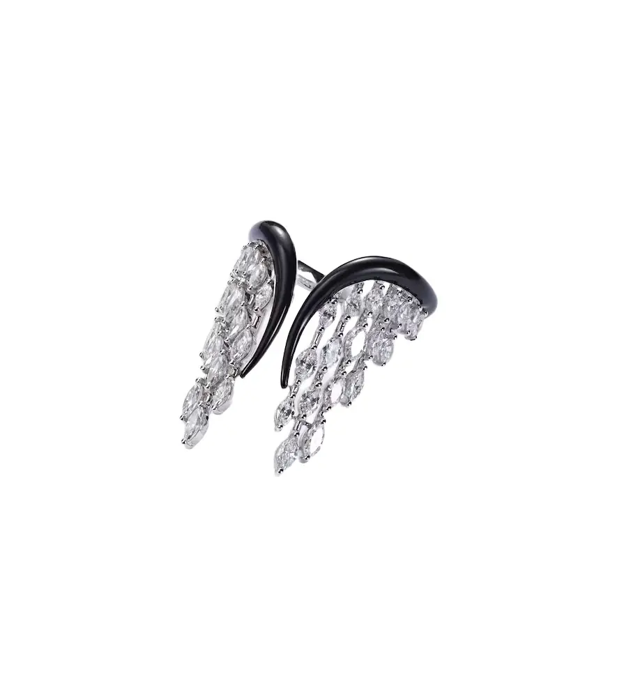 Kamyen Angel Wings 18kt gold ring with diamonds | Image 1 Kamyen Angel Wings 18kt gold ring with diamonds | Image 1