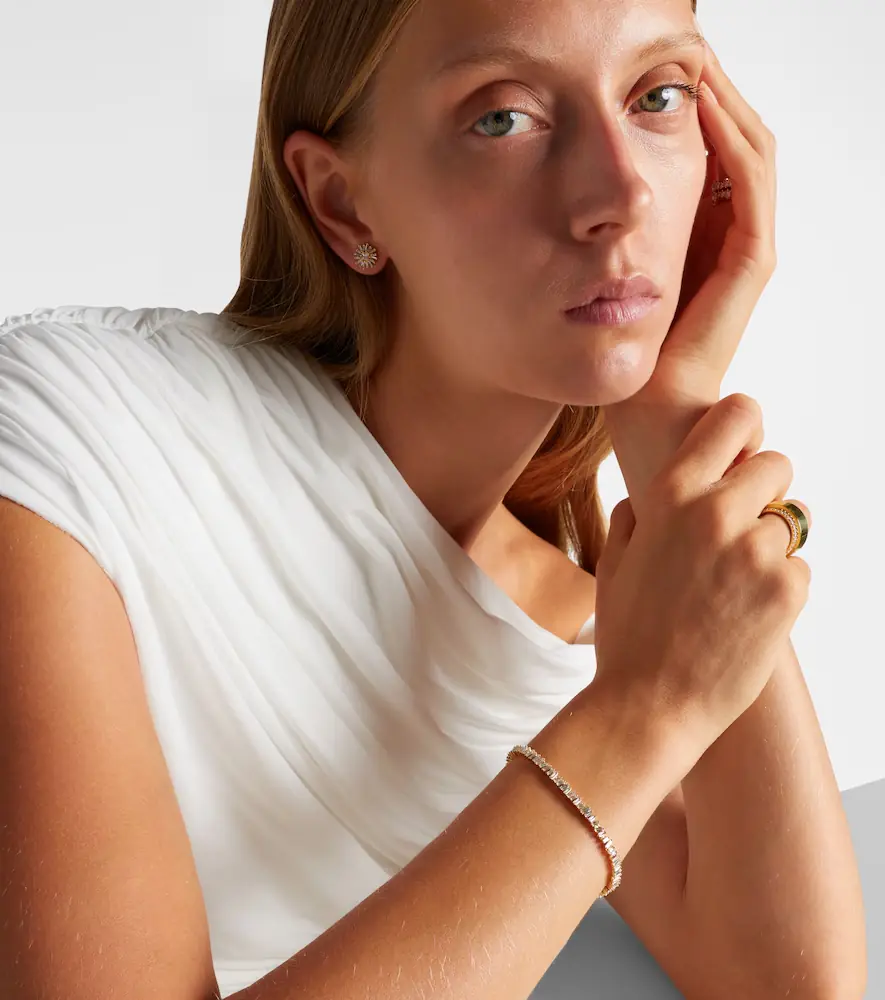 Suzanne Kalan 18kt gold bracelet with diamonds | Thumbnail 4