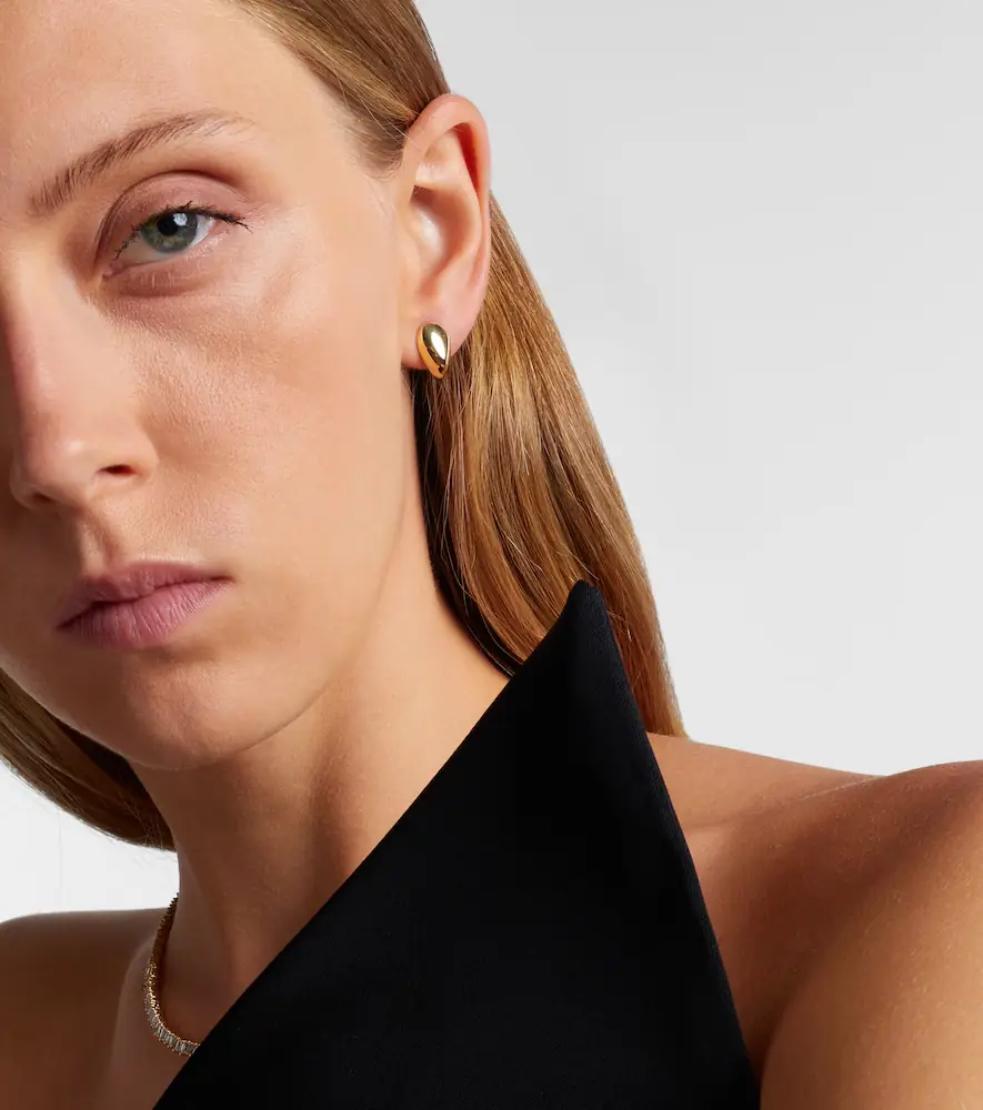 Suzanne Kalan Curved Claw 18kt gold earrings | Thumbnail 3