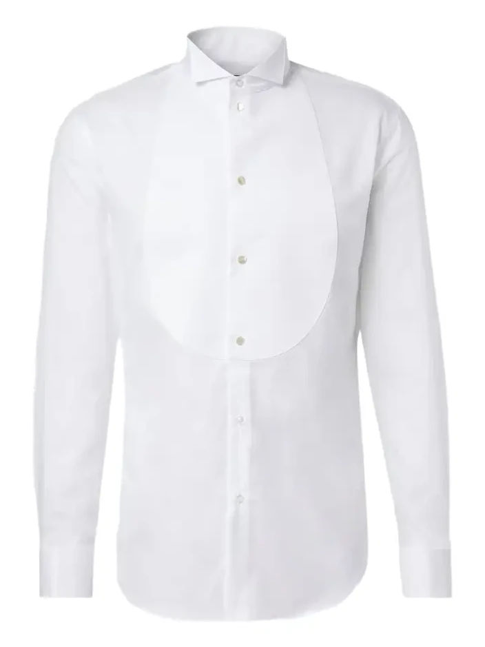 Cotton poplin tuxedo shirt Cotton poplin tuxedo shirt