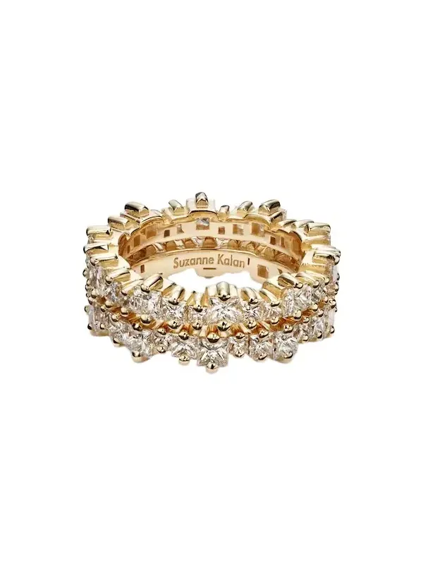 Milli 18kt gold tech ring jackets with diamonds Milli 18kt gold tech ring jackets with diamonds