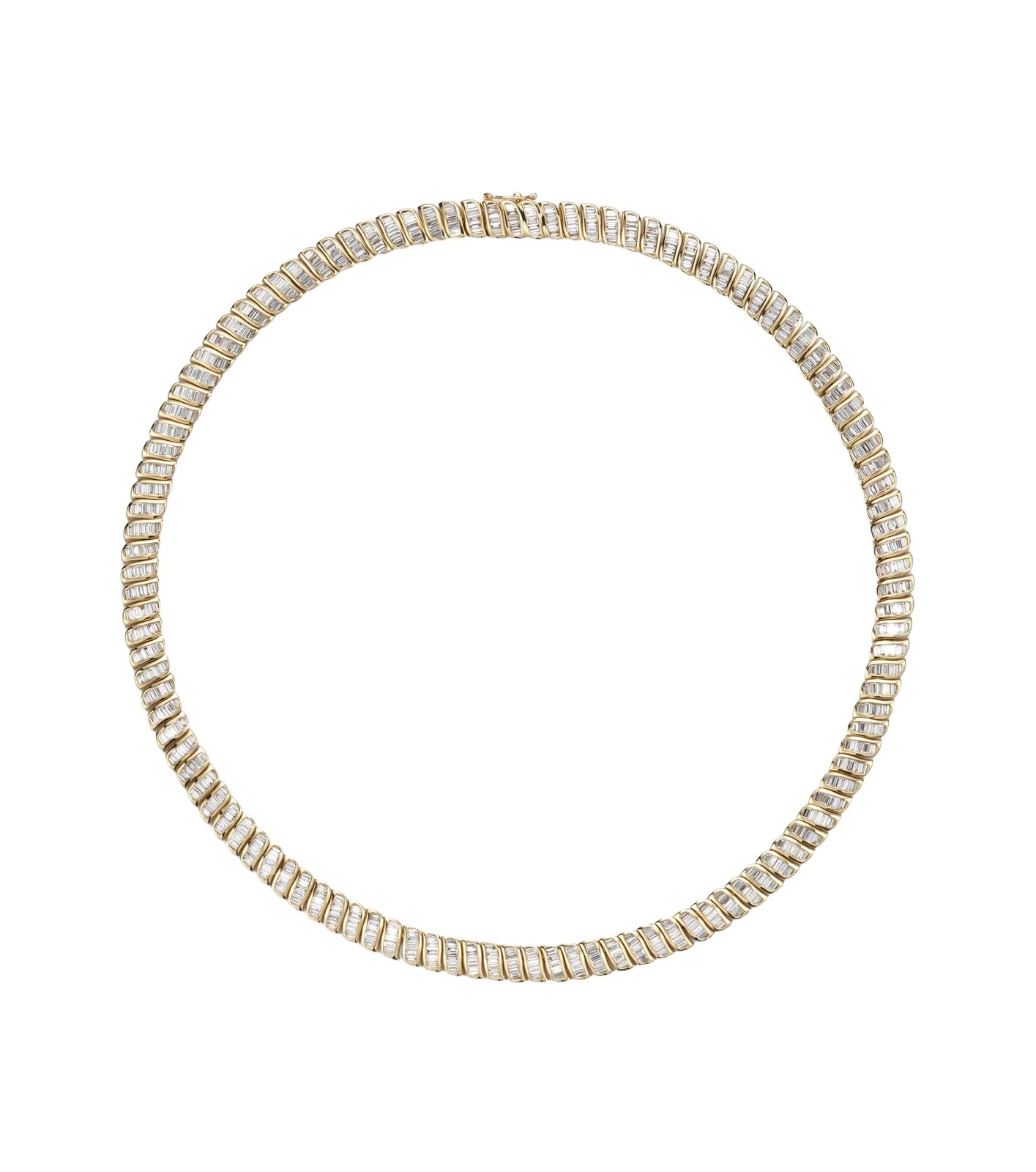 Zoe 18kt gold choker with diamonds Zoe 18kt gold choker with diamonds