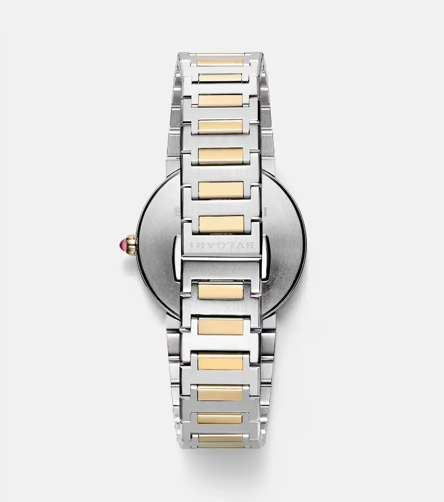 BVLGARI embellished 33mm 18kt gold and stainless steel watch | Thumbnail 7 BVLGARI embellished 33mm 18kt gold and stainless steel watch | Thumbnail 7