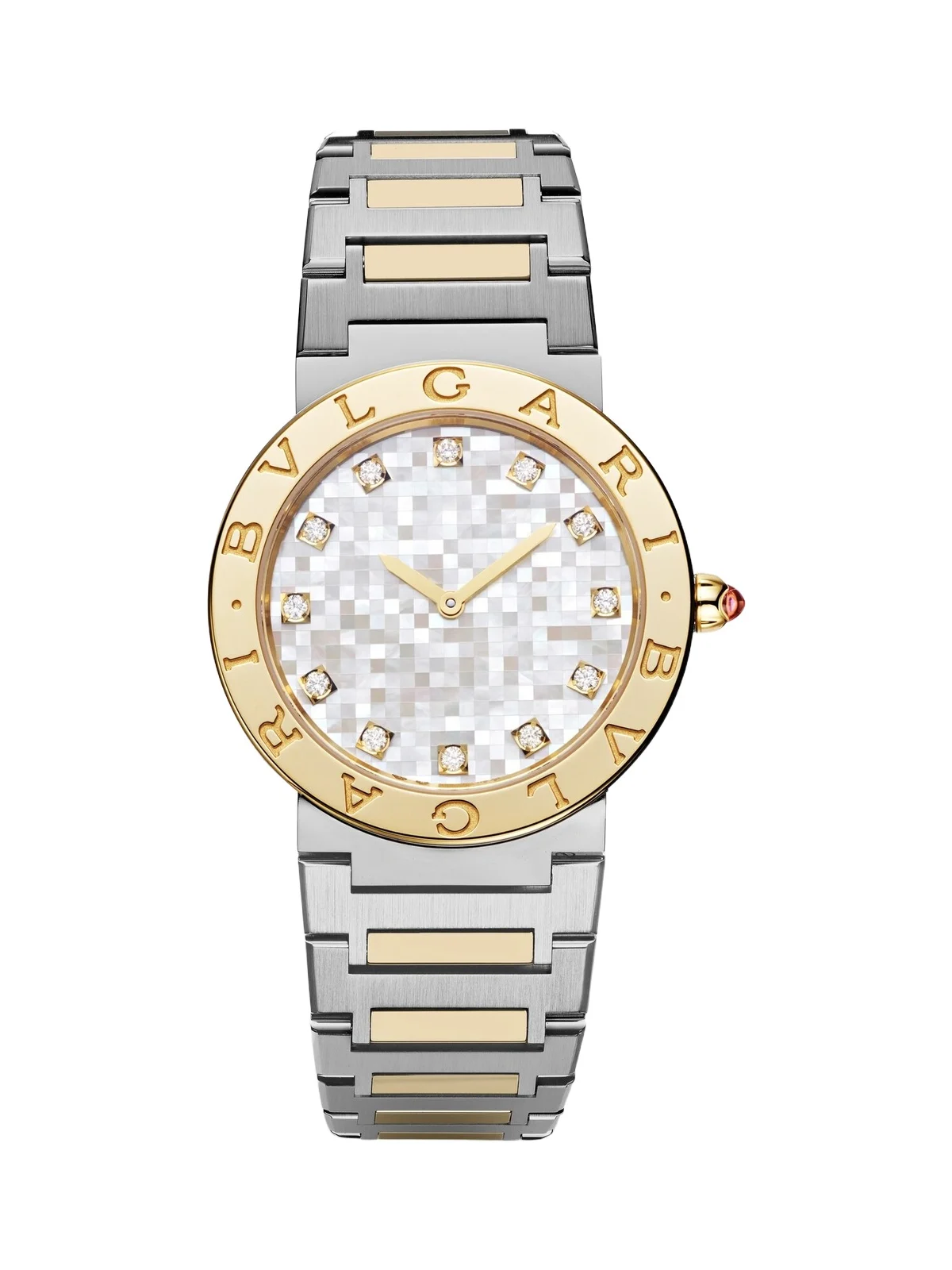 embellished 33mm 18kt gold and stainless steel watch embellished 33mm 18kt gold and stainless steel watch