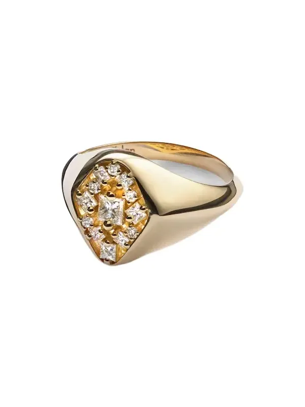 La Fantaisie 18kt gold ring with diamonds