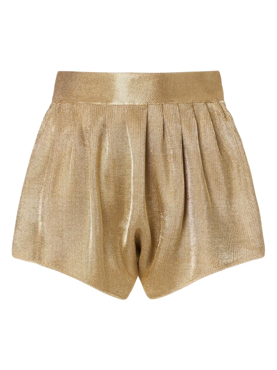High-rise mesh shorts