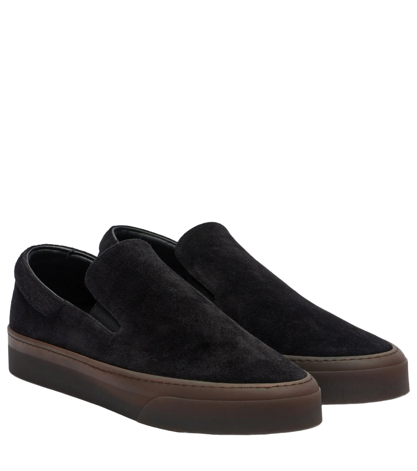 MH suede slip-on shoes