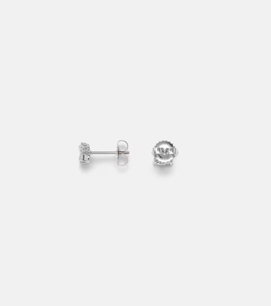 Suzanne Kalan Classic 18kt white gold stud earrings with diamonds | Thumbnail 4 Suzanne Kalan Classic 18kt white gold stud earrings with diamonds | Thumbnail 4