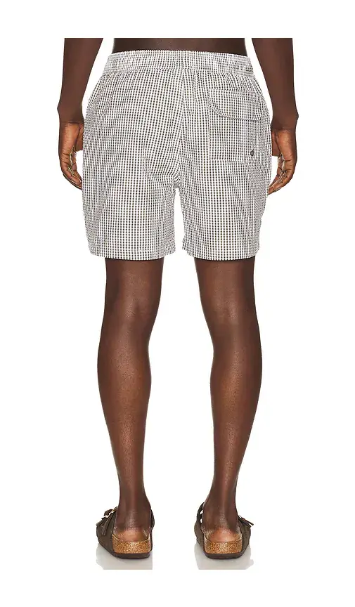 Barbour Gingham Seersucker Swim Short | Thumbnail 7