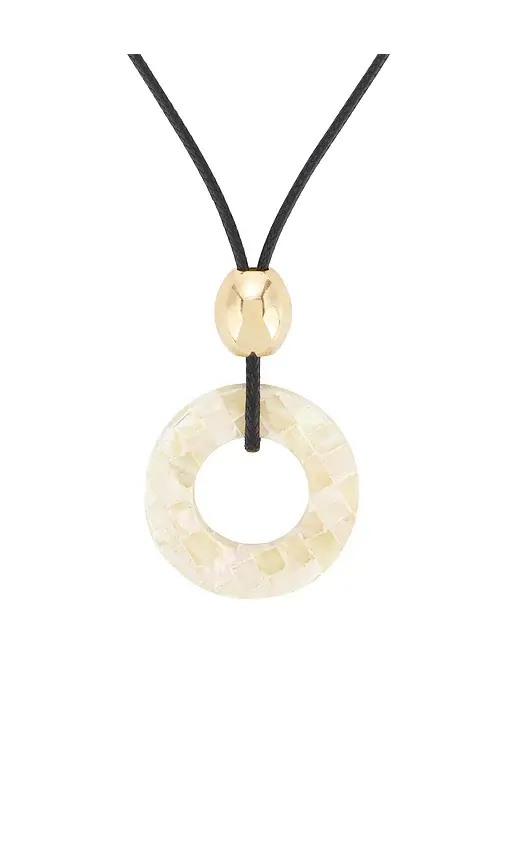 8 Other Reasons Cord Necklace With White Circle Pendant | Thumbnail 2
