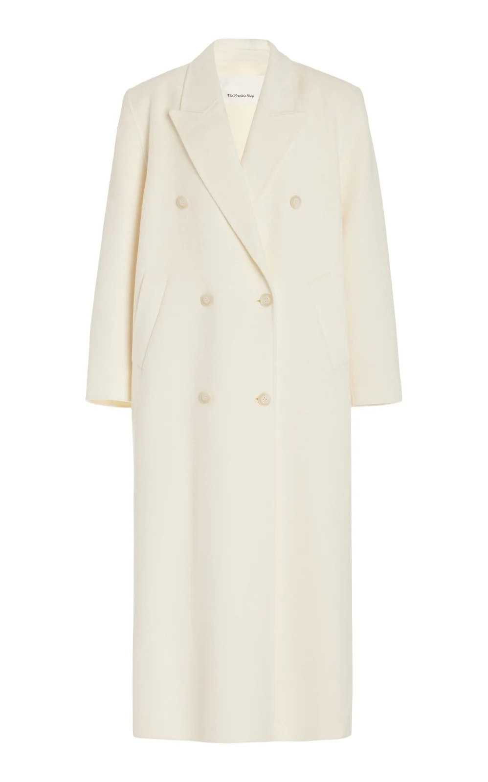 Gaia Double-Breasted Wool-Blend Coat