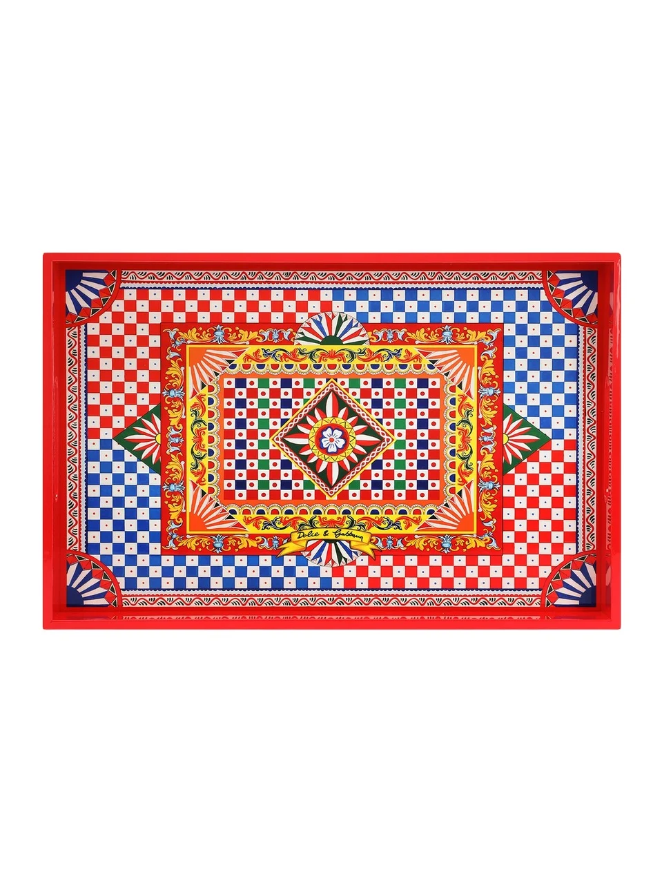 Dolce & Gabbana Carretto Rectangular Tray