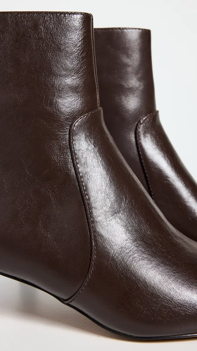 Madewell The Dimes Kitten Heel Boot In Crinkle Leather | Thumbnail 6