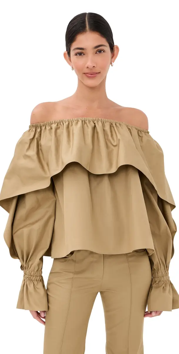 FRANÇOISE Sadie Blouse Beige | Image 1 FRANÇOISE Sadie Blouse Beige | Image 1