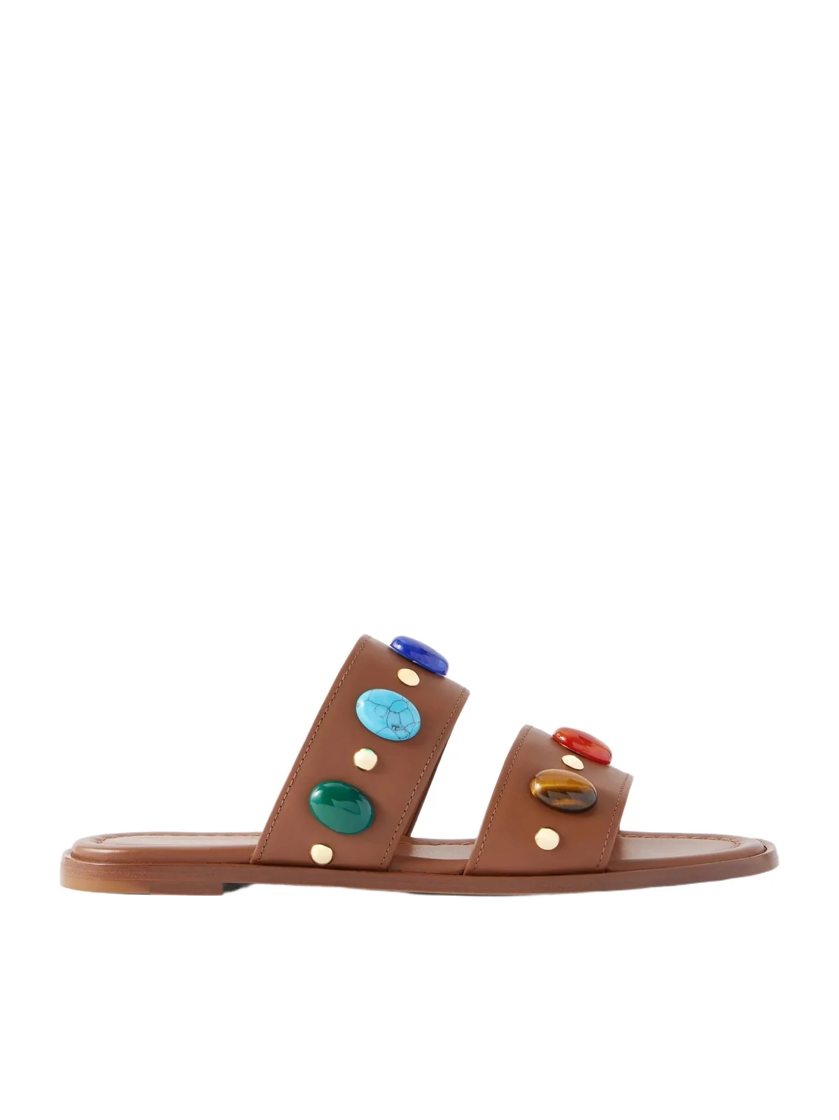 Pasha Embellished Leather Sandals