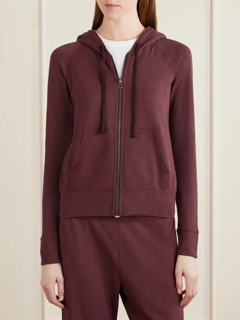 James Perse French Cotton-terry Hoodie | Thumbnail 3