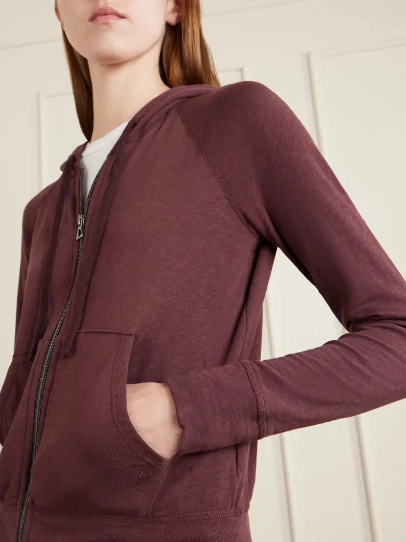 James Perse French Cotton-terry Hoodie | Thumbnail 5