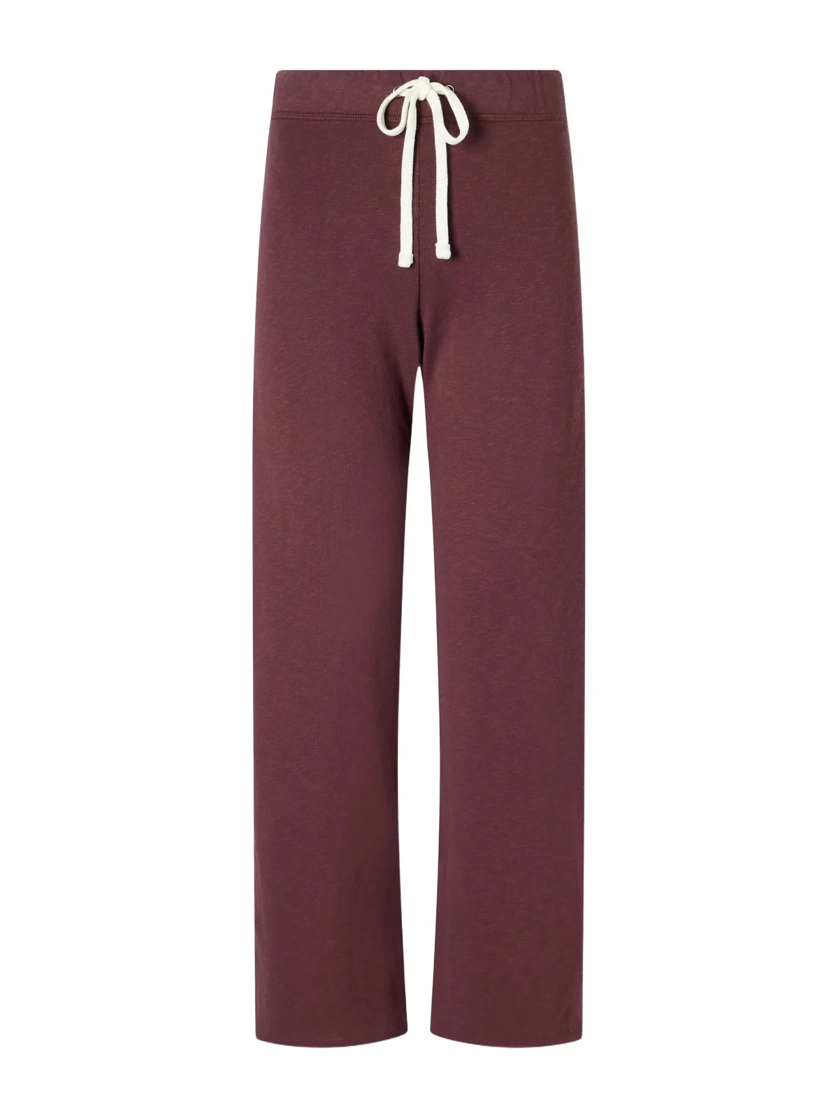 Cropped Brushed Cotton-terry Straight-leg Sweatpants