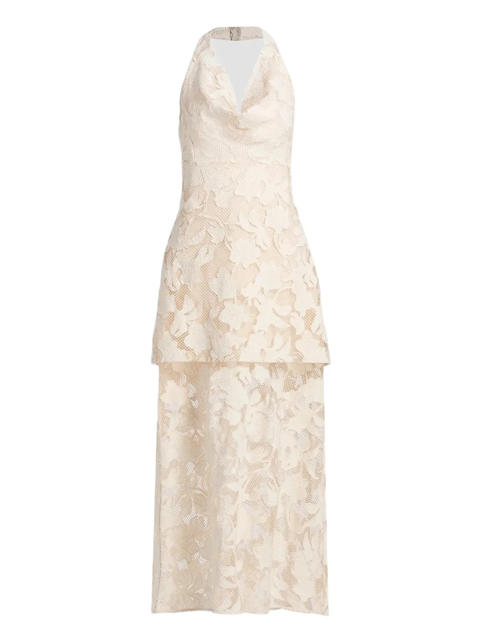 Women's Calypso Lace Halter Midi-Dress Women's Calypso Lace Halter Midi-Dress