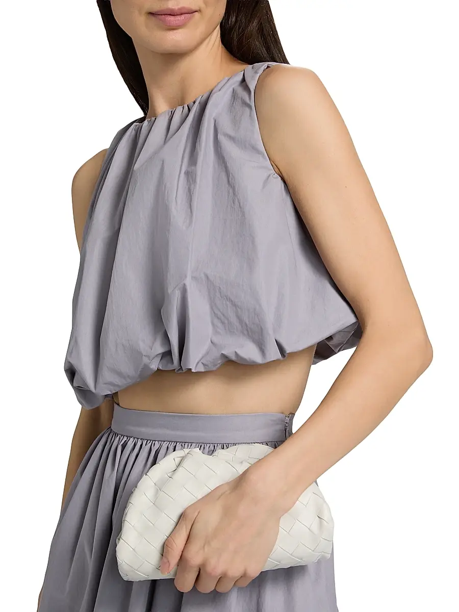Amur Women's Ravina Gathered Bubble-Hem Top | Thumbnail 6 Amur Women's Ravina Gathered Bubble-Hem Top | Thumbnail 6