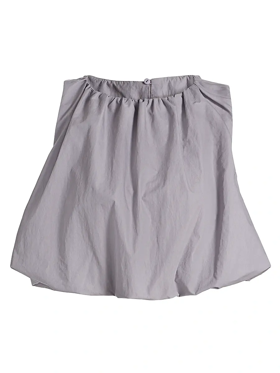 AMUR Women's Ravina Gathered Bubble-Hem Top - Nimbus | Image 1 AMUR Women's Ravina Gathered Bubble-Hem Top - Nimbus | Image 1