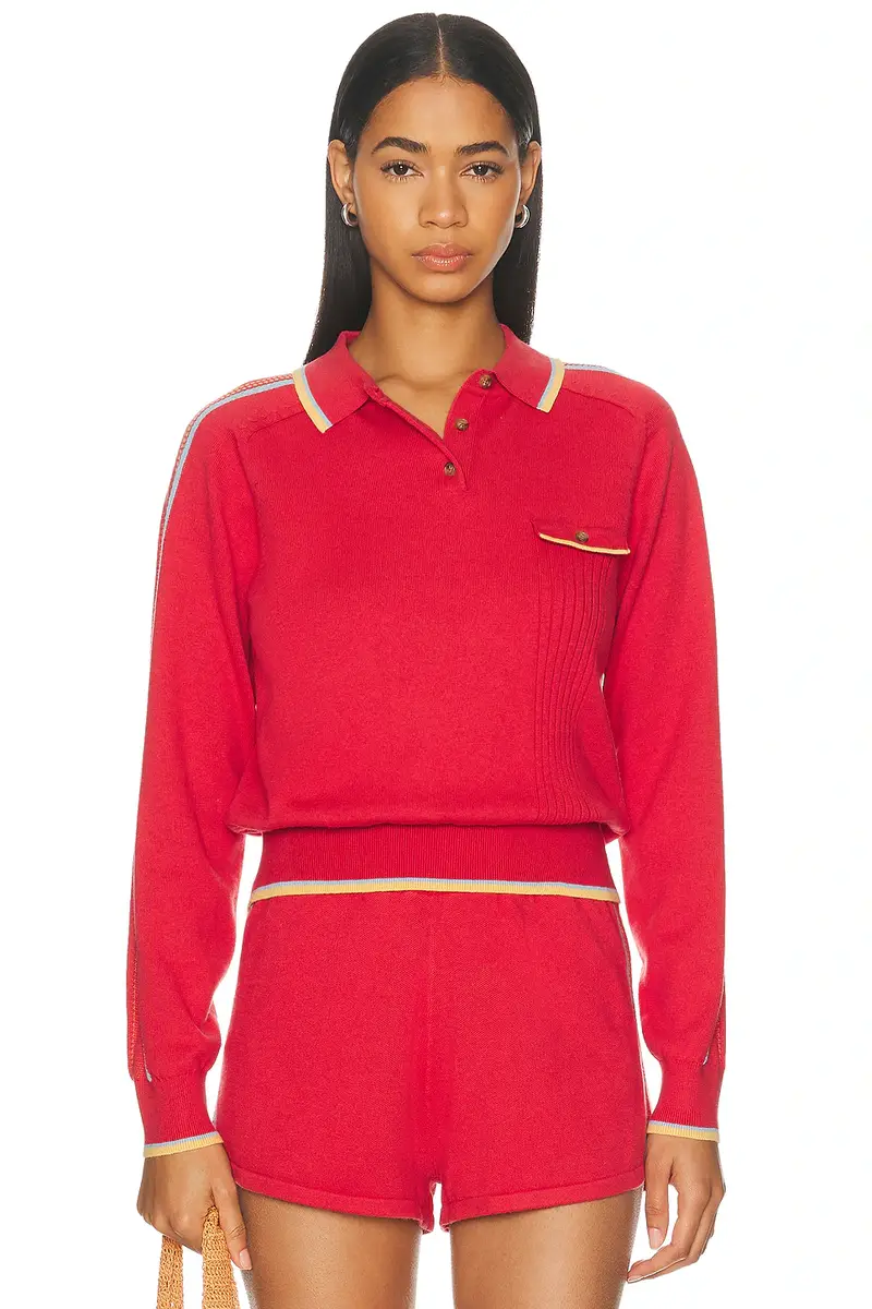 Guest In Residence Relay Polo Top | Image 1 Guest In Residence Relay Polo Top | Image 1