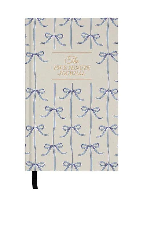 Intelligent Change Five Minute Journal Blue Bow