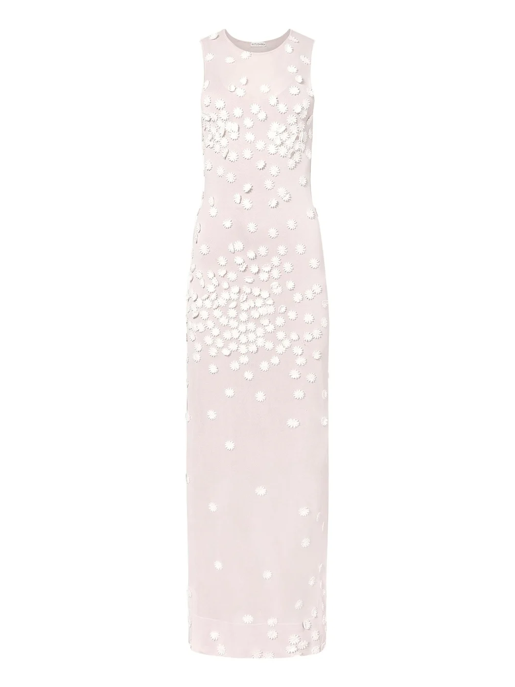 Nelly Degrade Flower Applique Mesh Maxi Dress Nelly Degrade Flower Applique Mesh Maxi Dress
