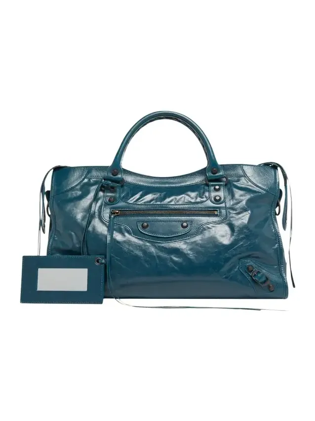 Le City Medium Leather Tote Bag