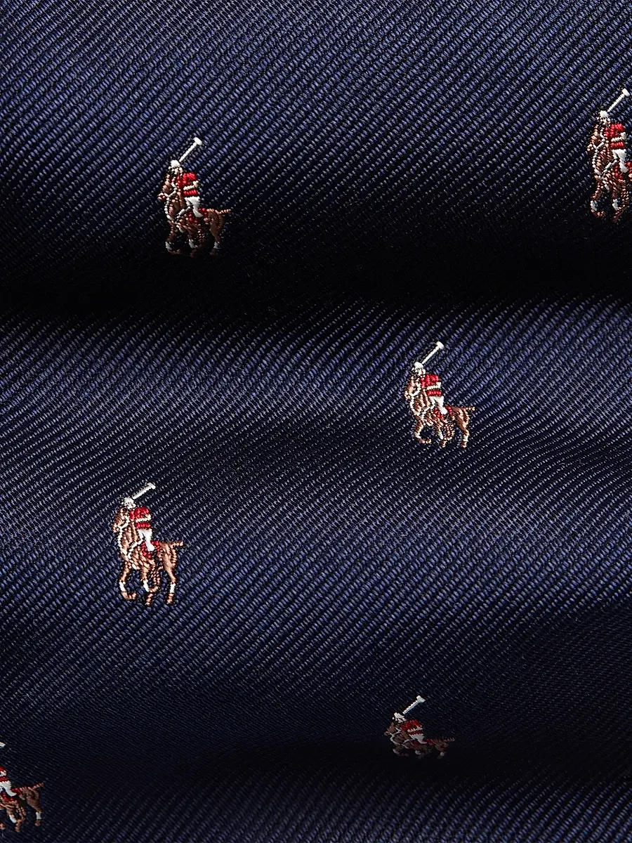 Polo Ralph Lauren Men's Pony Logo Silk Tie | Thumbnail 3 Polo Ralph Lauren Men's Pony Logo Silk Tie | Thumbnail 3