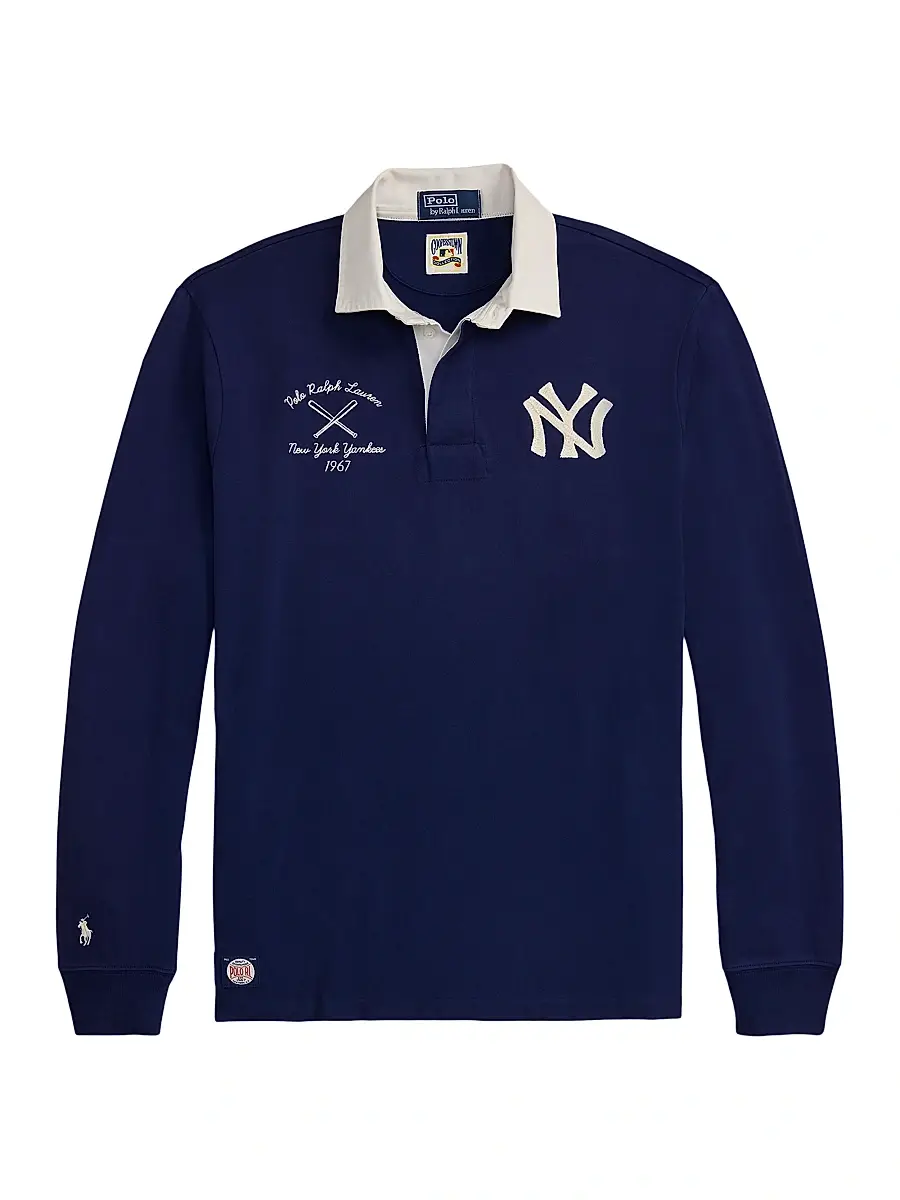 Polo Ralph Lauren Men's Yankees Cotton Rugby Shirt