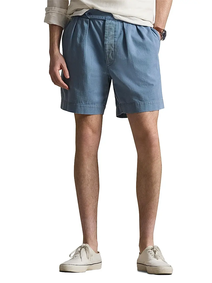 Polo Ralph Lauren Men's Rustic Cotton Twill Shorts | Thumbnail 3 Polo Ralph Lauren Men's Rustic Cotton Twill Shorts | Thumbnail 3