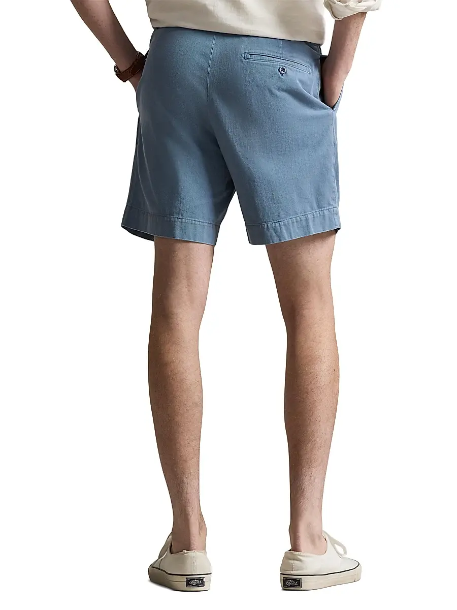 Polo Ralph Lauren Men's Rustic Cotton Twill Shorts | Thumbnail 4 Polo Ralph Lauren Men's Rustic Cotton Twill Shorts | Thumbnail 4