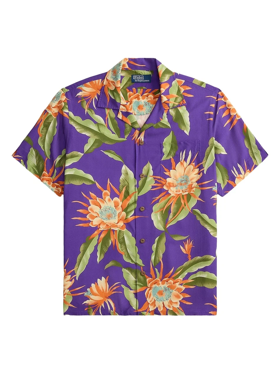 Polo Ralph Lauren Men's Tropical Floral Print Short-Sleeve Shirt
