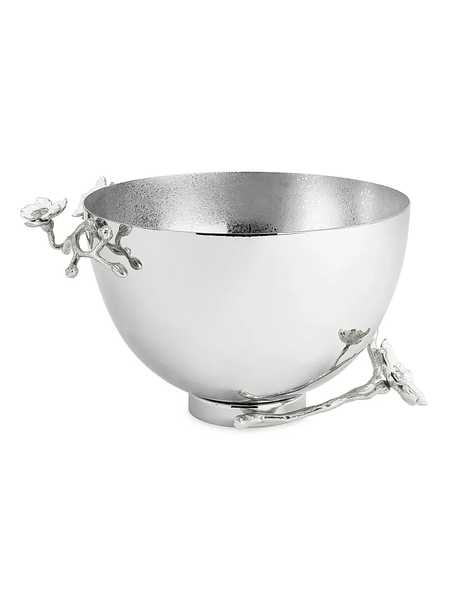 Michael Aram Silver Orchid Medium Bowl | Thumbnail 4