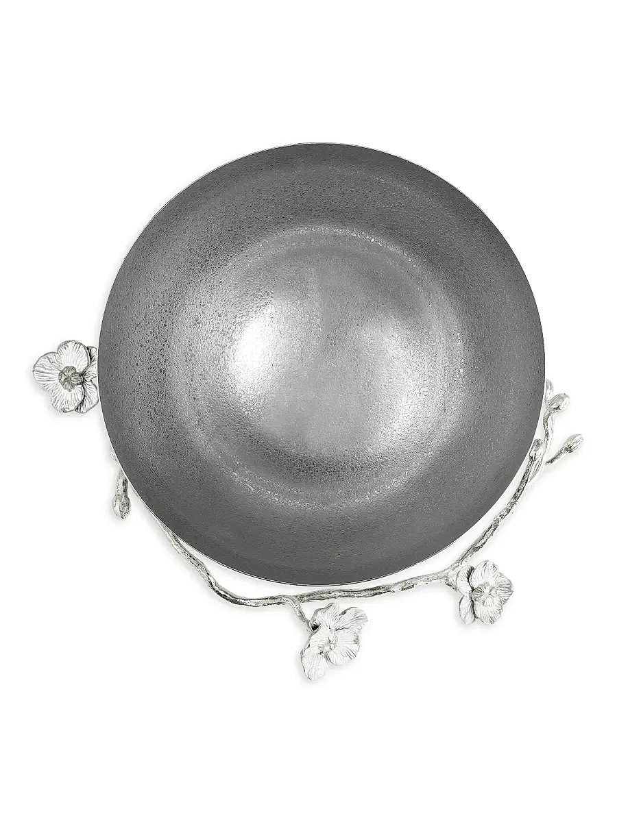 Michael Aram Silver Orchid Medium Bowl | Thumbnail 6
