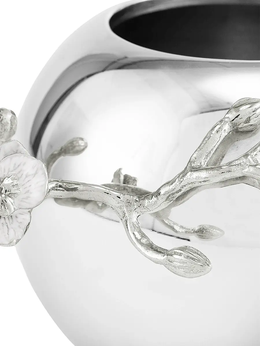 Michael Aram Silver Orchid Rose Bowl | Thumbnail 5 Michael Aram Silver Orchid Rose Bowl | Thumbnail 5