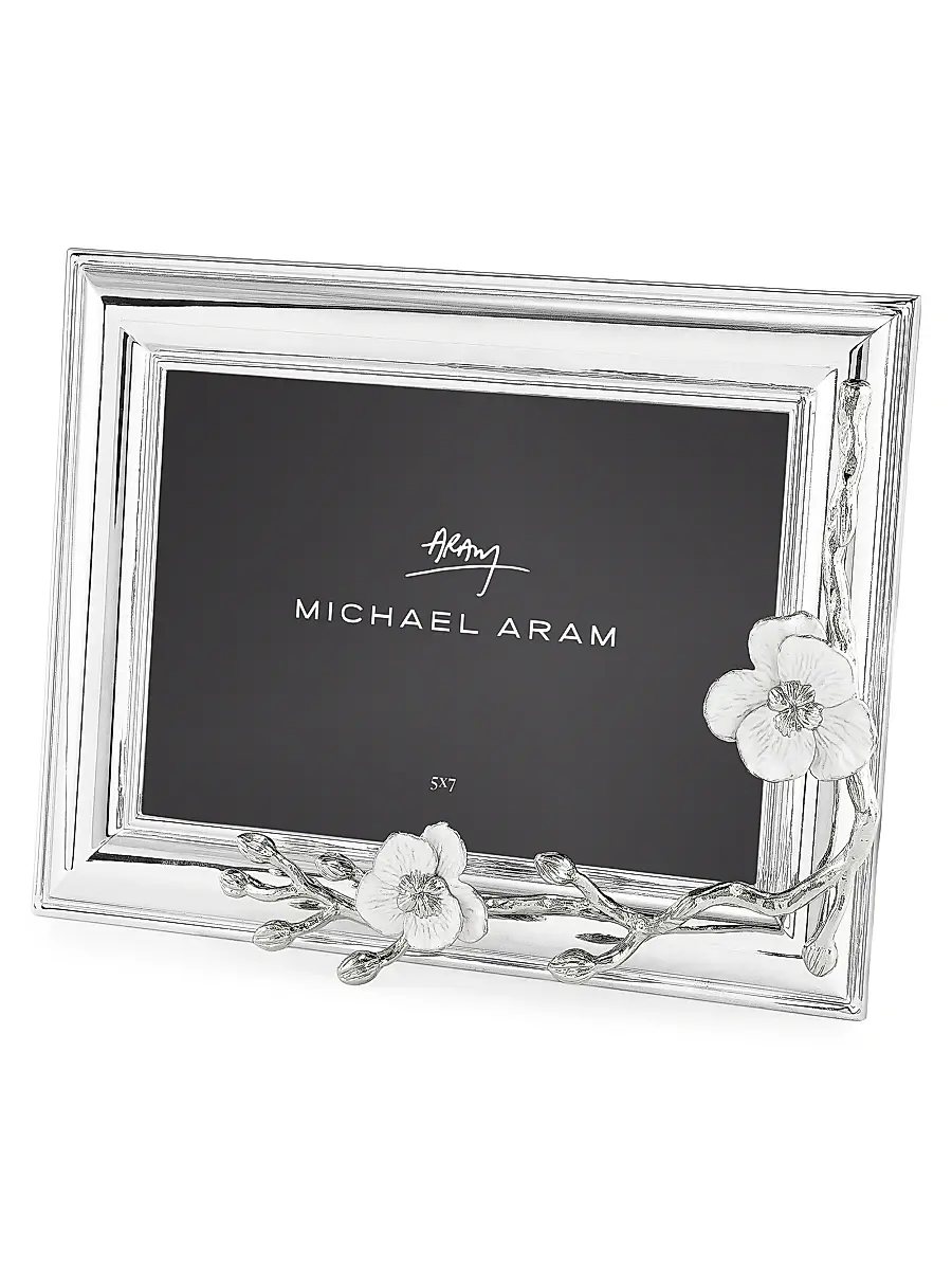Michael Aram Silver Orchid 5x7 Frame | Thumbnail 2 Michael Aram Silver Orchid 5x7 Frame | Thumbnail 2
