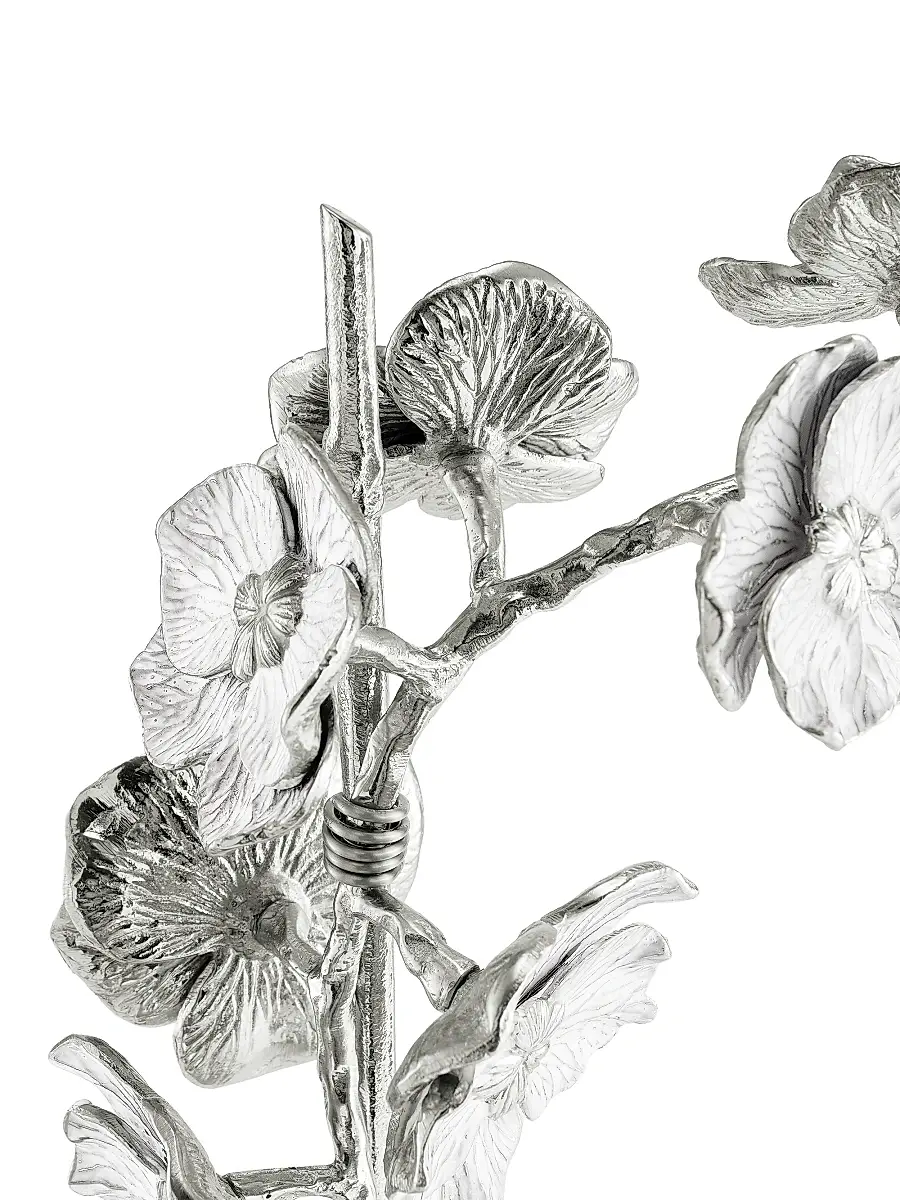 Michael Aram Silver Orchid Stem Large Sculpture | Thumbnail 4