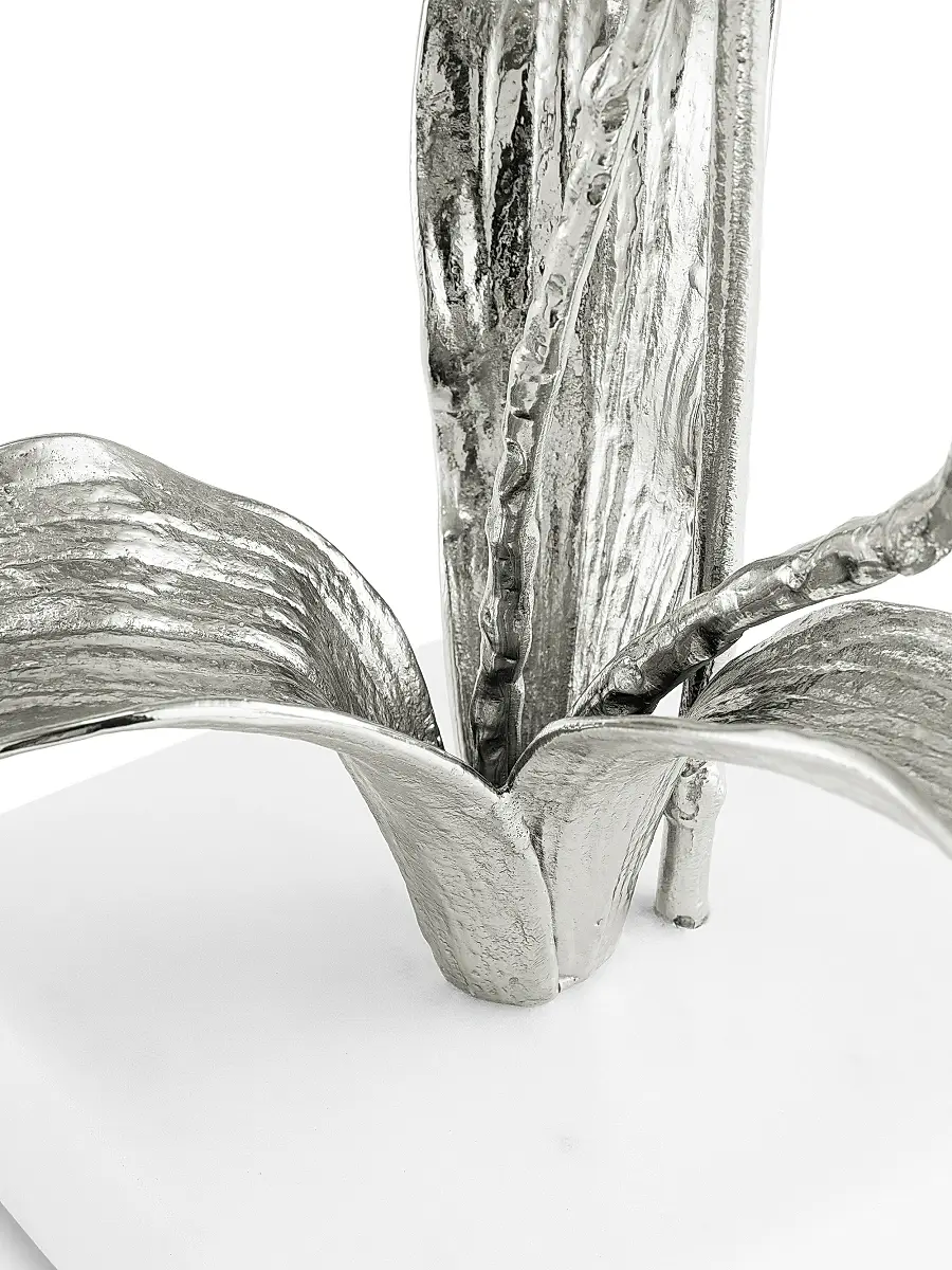 Michael Aram Silver Orchid Stem Large Sculpture | Thumbnail 5