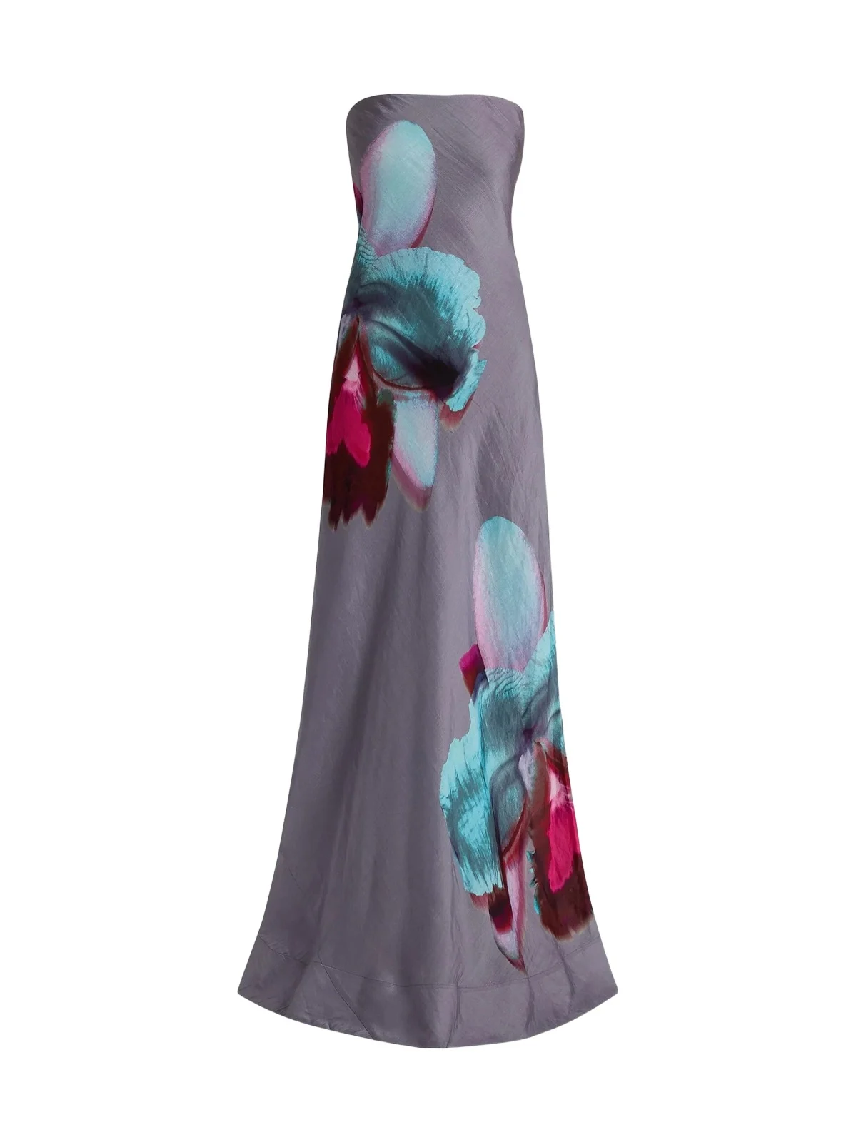 Women's Quelina Strapless Floral Linen-Silk Maxi Dress Women's Quelina Strapless Floral Linen-Silk Maxi Dress