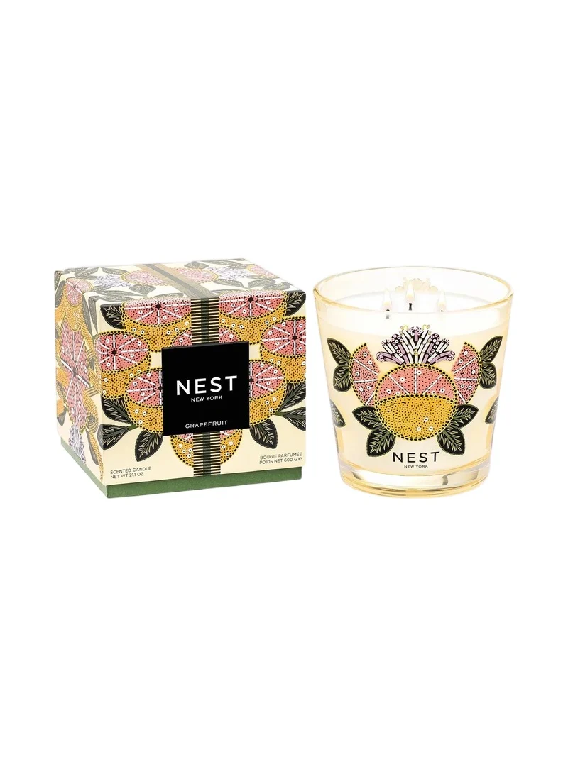 NEST New York Grapefruit Decorative 3-Wick Candle