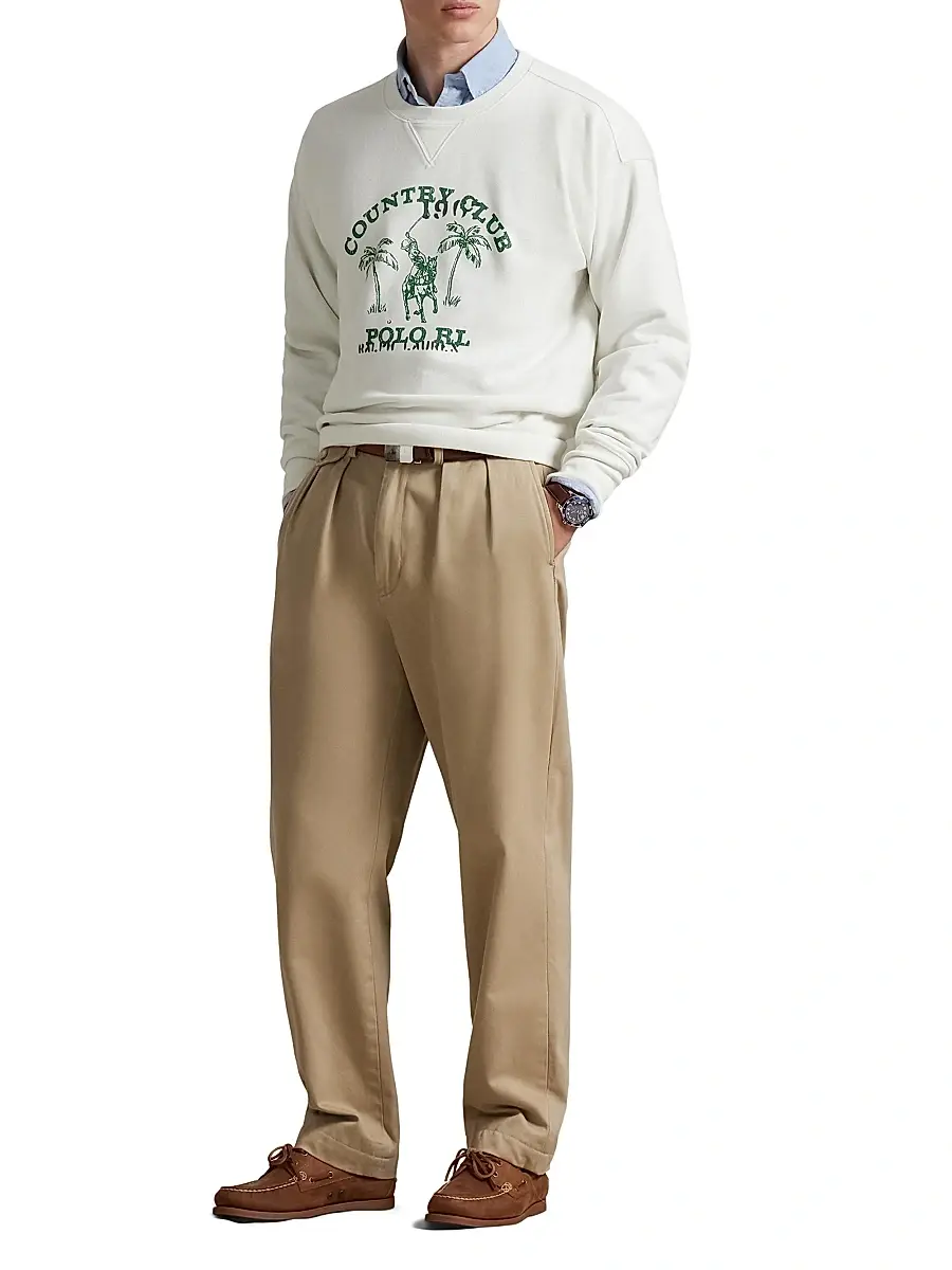 Polo Ralph Lauren Men's Vintage Fleece Cotton-Blend Sweatshirt | Thumbnail 2 Polo Ralph Lauren Men's Vintage Fleece Cotton-Blend Sweatshirt | Thumbnail 2