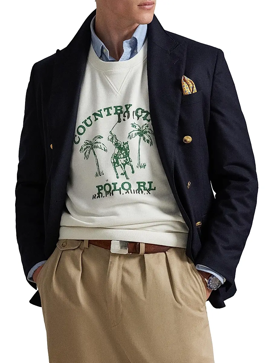 Polo Ralph Lauren Men's Vintage Fleece Cotton-Blend Sweatshirt | Thumbnail 6 Polo Ralph Lauren Men's Vintage Fleece Cotton-Blend Sweatshirt | Thumbnail 6