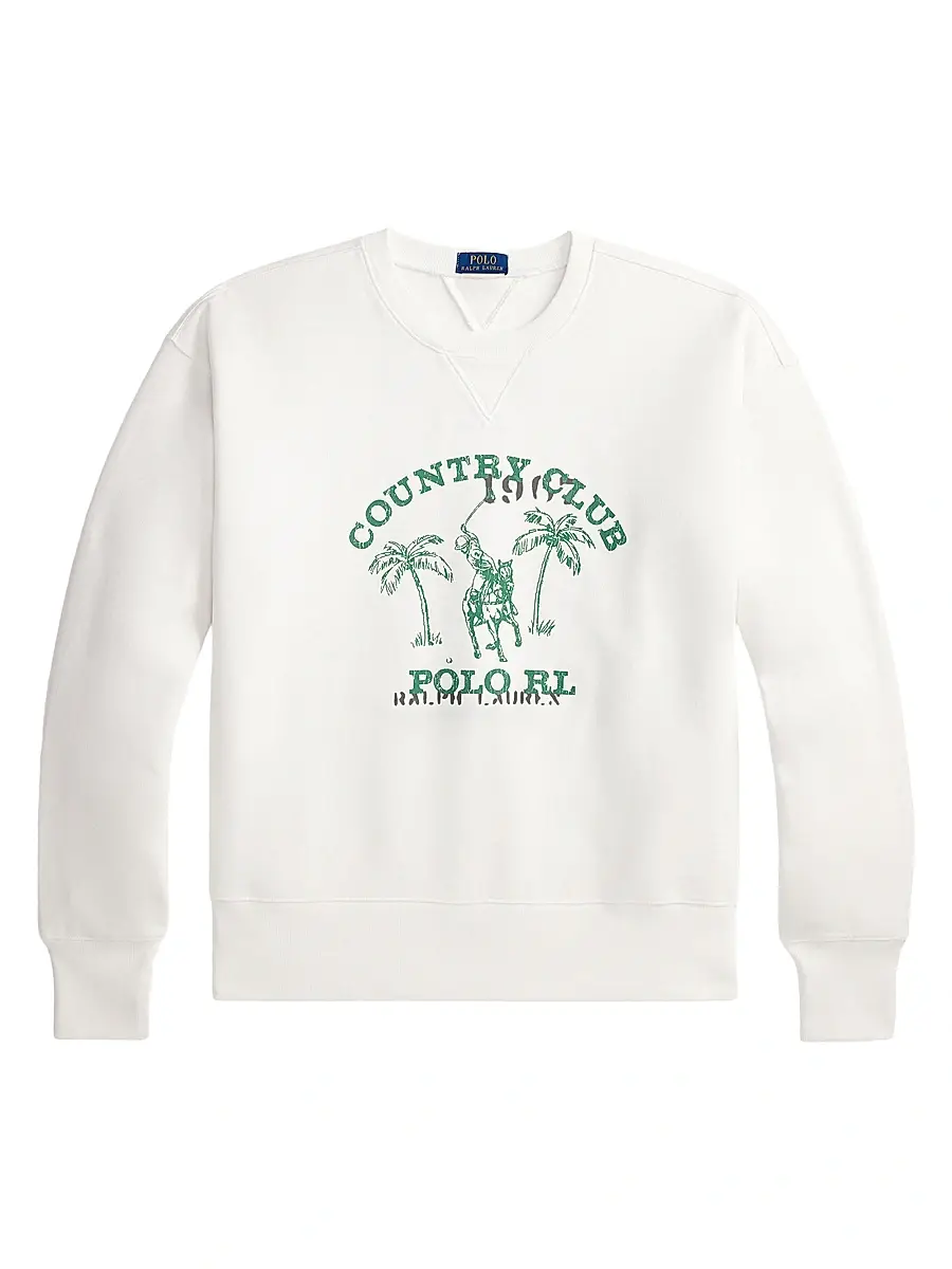 Polo Ralph Lauren Men's Vintage Fleece Cotton-Blend Sweatshirt